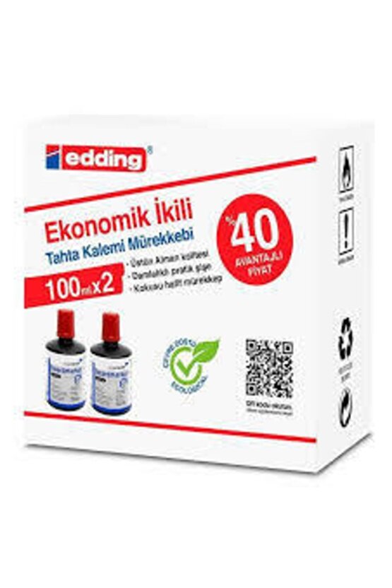 Legamaster Mürekkep Kırmızı 100 ml 2li tkm