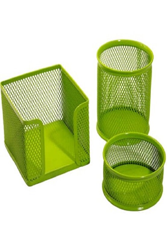 BİON ÜÇLÜ MASAÜSTÜ SETİ KIRMIZI 9305 (CANLI RENKLER)