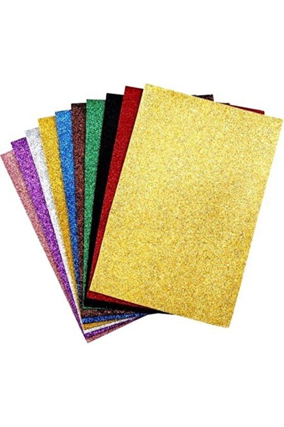 Simli Eva Yapışkansız 20*30 Karışık 10 Renk