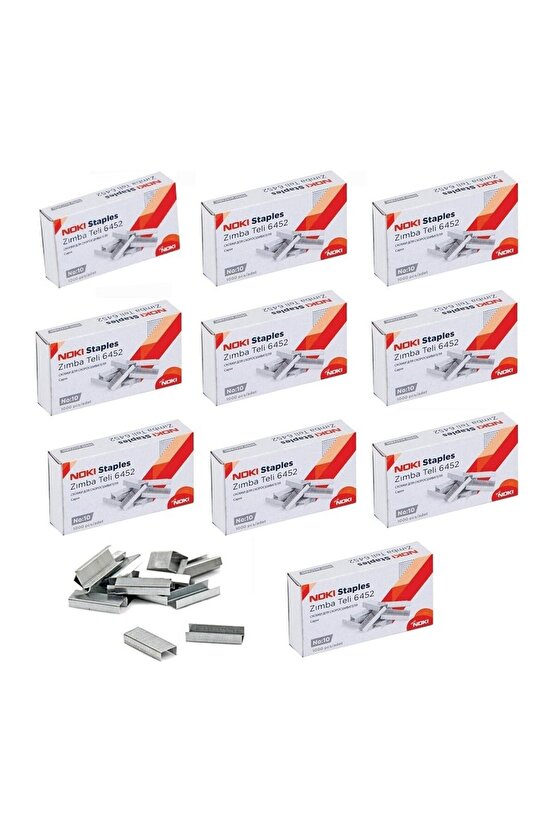 Zımba Teli No:10 Beyaz 10 Kutu(10.000 ADET ZIMBA TELİ)