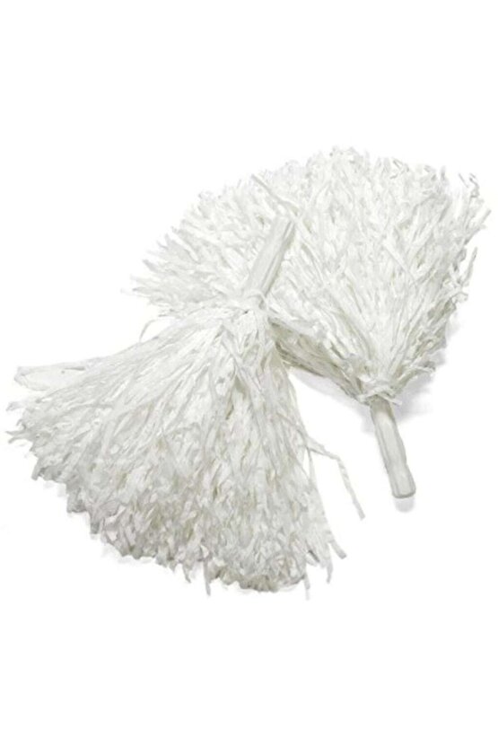 23 Nisan Gösteri Pon Pon Beyaz 2li Paket