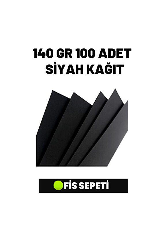A4 Siyah Fotokopi Kağıdı 140 Gr 100 Adet
