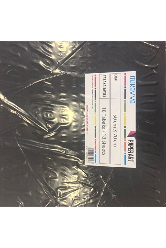 Renkli Mukavva 50x70 Cm 1,0 Mm 18 Lı (1 PAKET 18 ADET)