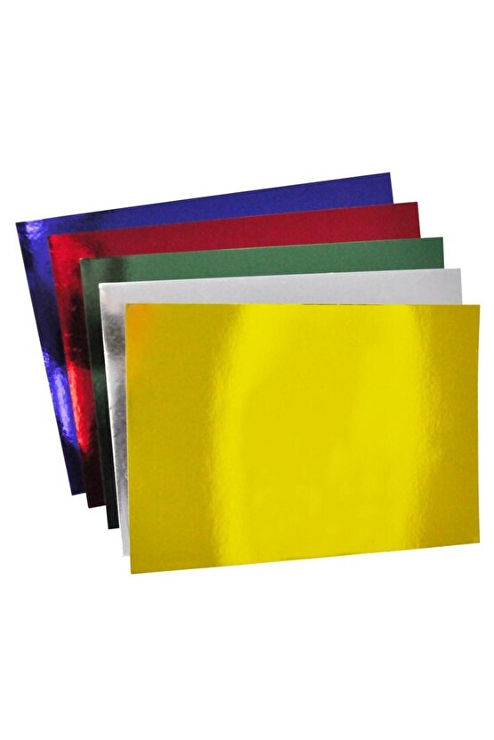 Aynalı Metalize Fon Kartonu Karışık 50 X70 Cm 10 Adet