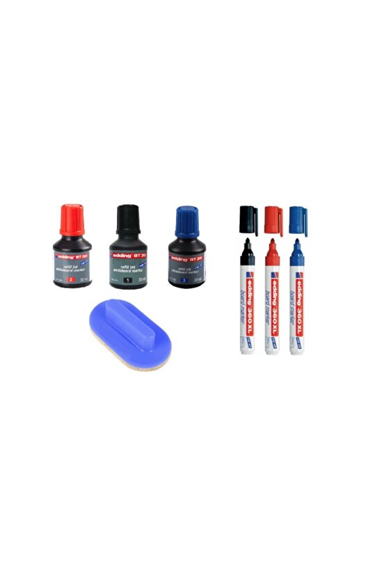 3 Adet Doldurulabilir Tahta Kalemi,3 Adet Tahta Kalem Mürekkebi Ve Tahta Silgisi Seti tkm