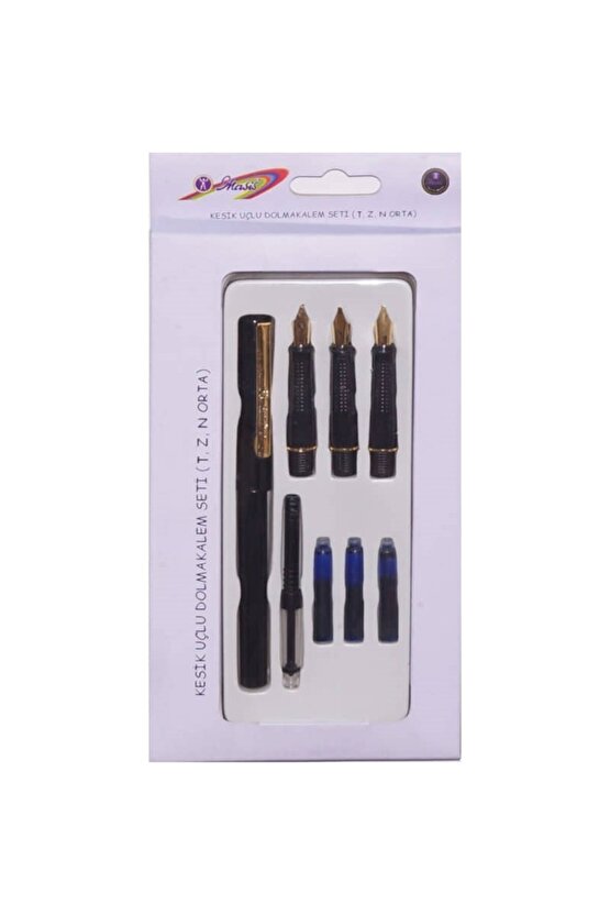 Kesik Uçlu Dolmakalem Seti