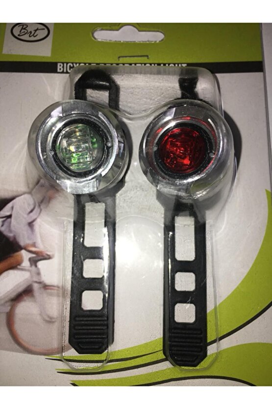 ALİMİNYUM LED BİSİKLET LAMBASI SU GEÇİRMEZ ARKA ÖN TAKIM 3006 Uyumlu