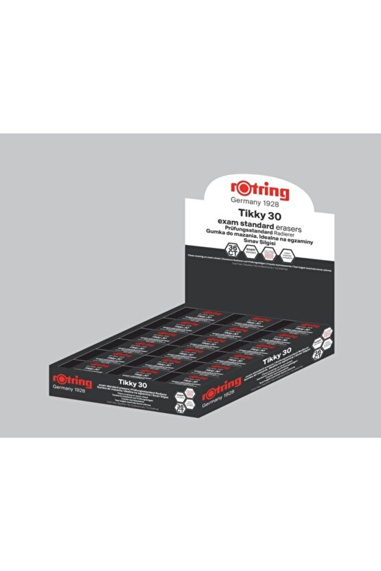 Tikky 2081890 Sınav Silgisi 30 Lu (1 Paket 30 Adet)