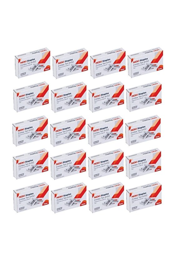 Küçük Beyaz Zımba Teli No:10 1000li X 20 Paket