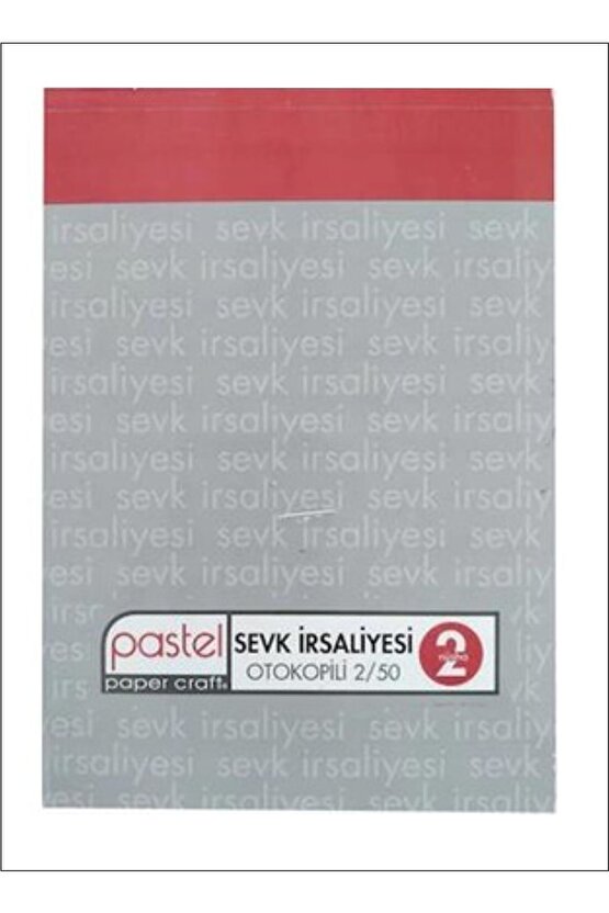 Sevk Irsaliyesi (14x20 Cm Ölçülerinde A5) Otokopili 250 2 Nüsha (1 Asıl 1 Suret) 24 Adet