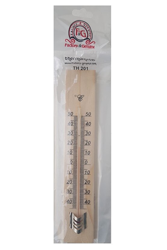 Termometre Ahşap 3,5 cm x 20 cm