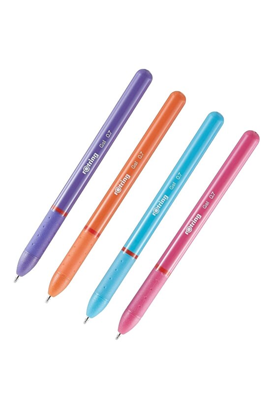 Jel Mürekkepli Kalem 4lü Canlı Renkler