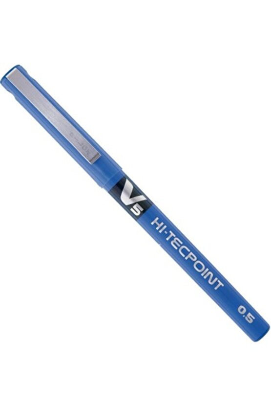 V5 Hi-Tecpoint İğne Uçlu Roller Kalem Mavi Siyah Kırmızı 3 Adet
