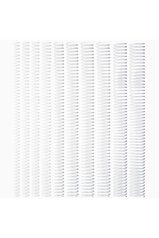 Spiral Plastik Helezon (100 LÜ) 18 MM Şeffaf