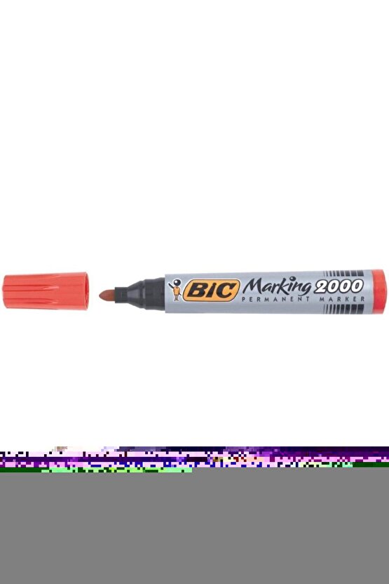 Markör Yuvarlak Uç Kalem Kırmızı 2000 820913 2li