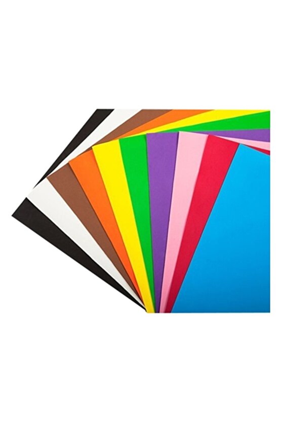 Karışık Renkli Fon Kar Renkli Fon Kartonu | 50x70 cm 10lu