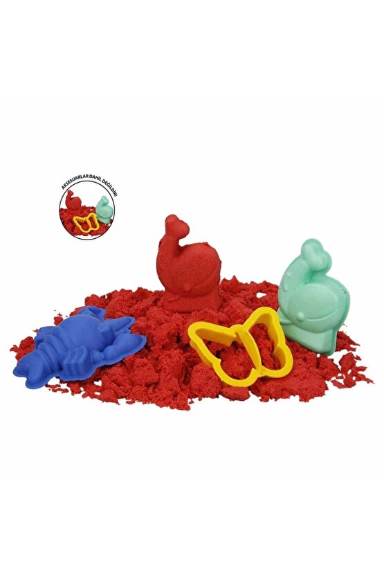 CEYLAN ADAM Kırmızı Kinetik Kum 500 g