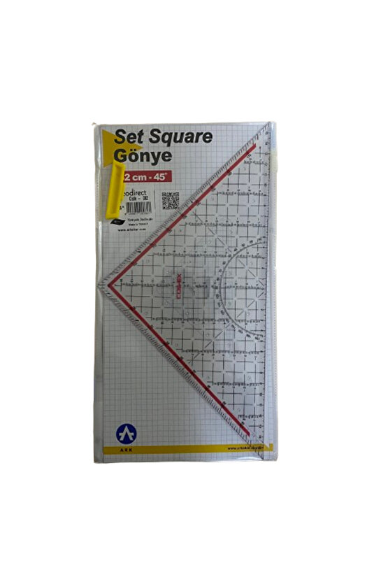 Geoder Cetvel Çok Fonksiyonlu Üçgen Cetvel 32 cm 082