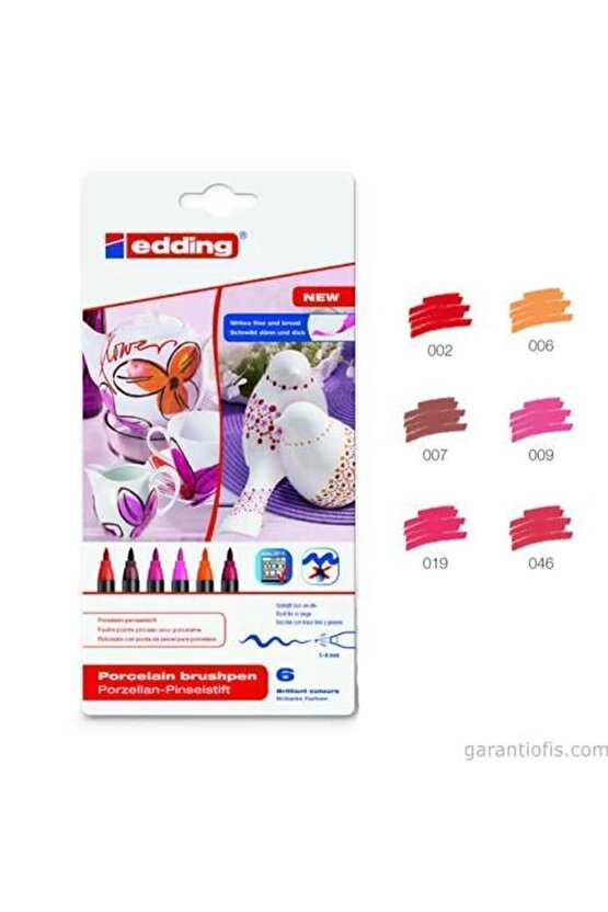 Porselen Kalemı- E-4200 6 Lı Set