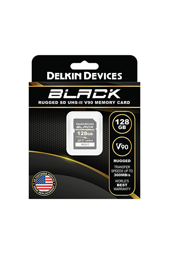 BLACK 128GB SD UHS-II U3 V90