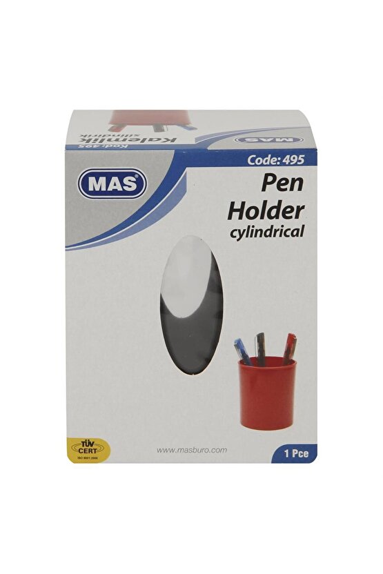 495 Kristal Kalemlik Silindir - Şeffaf