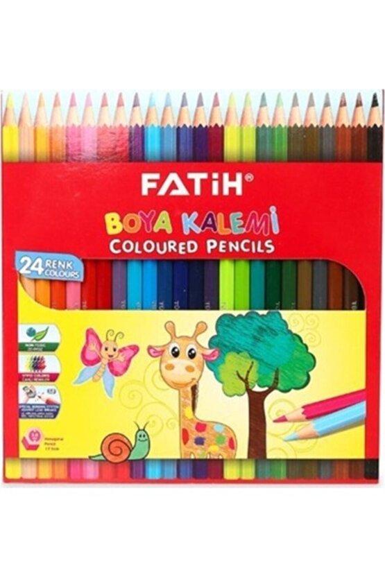 Tam Boy 24lü Kuru Boya Seti – Karışık Renkler, Çatlamaya Dayanıklı, Okul ve Hobi Kullanımına