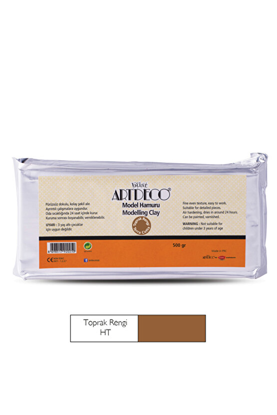 Model Hamuru 500 gr. Toprak Rengi