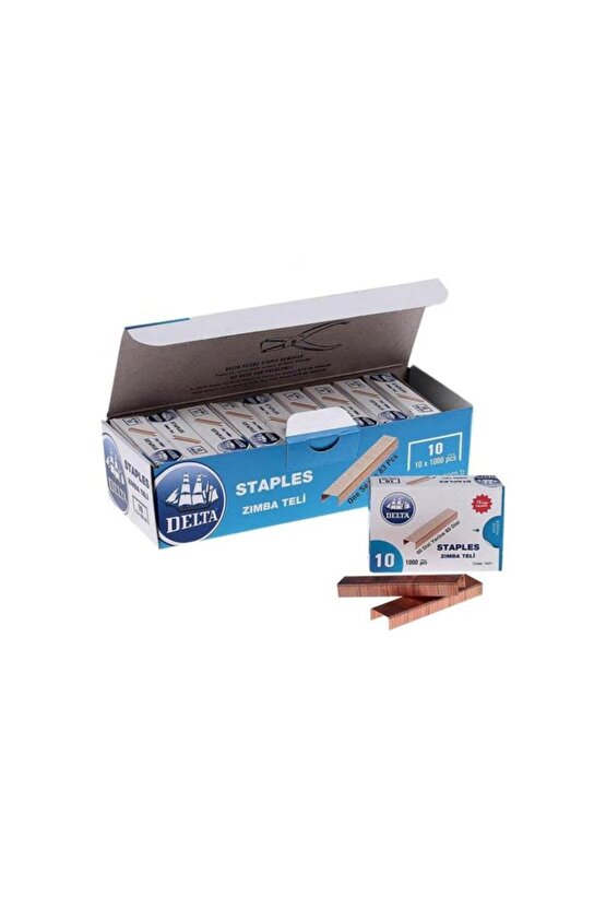 No:10 Sarı Zımba Teli 10lu Paket [1621]