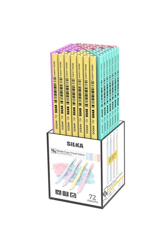 Kurşun Kalem Ocean Pastel Üçgen 72 Li Kl1.tsp