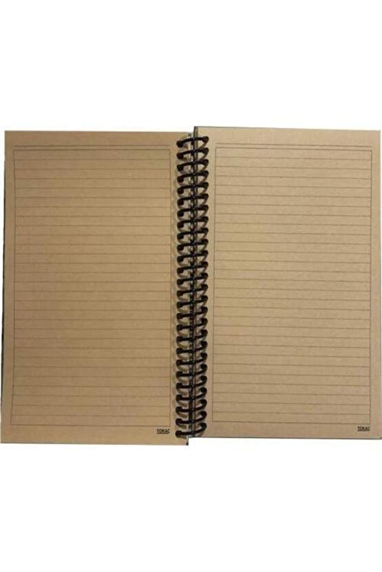 Kraft Spiralli Defter 80 Yaprak Çizgili 14 x 21 cm (A5)