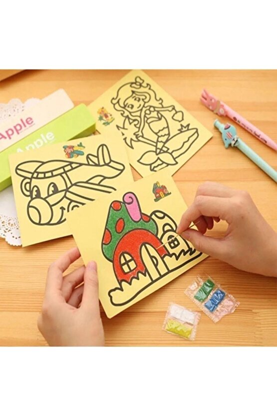 Kum Boyama Seti 10 Lu Sürpriz Hediyeli