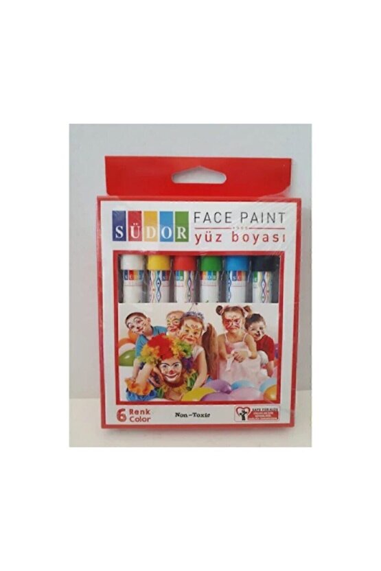 Yüz Boyası  Yüz Boyama Kalemi 6lı