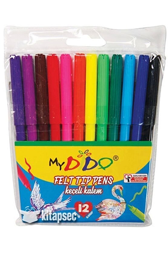 Südor Mydido 12 Renk Keçeli Kalem Kk01