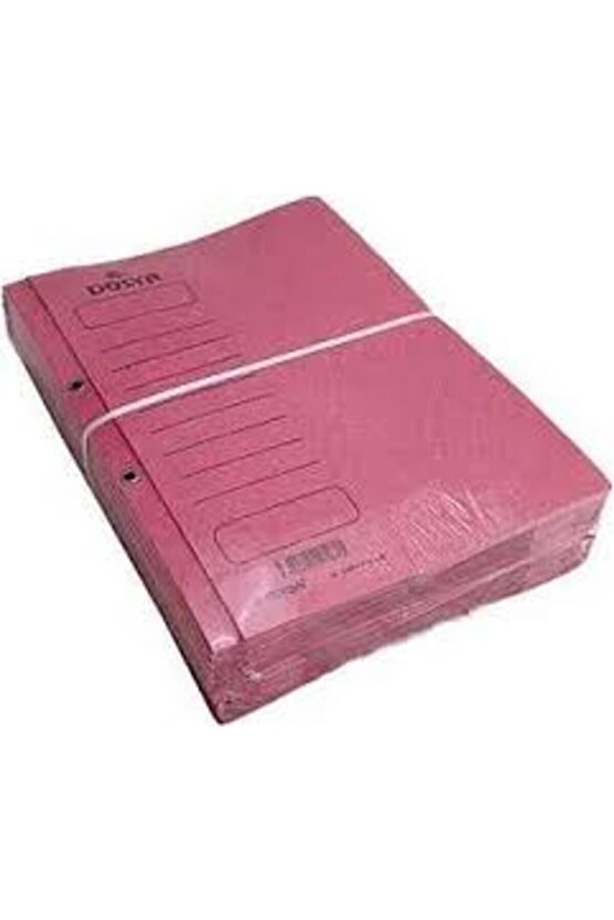 Yarım Kapaklı Telli Dosya 50 Adet - Karton - Ortaokul