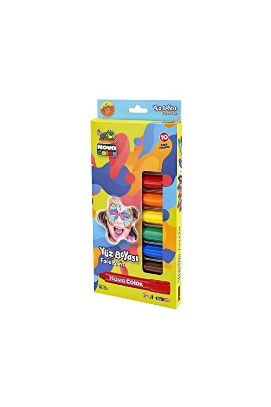NC-213 YÜZ BOYASI 10LU SET