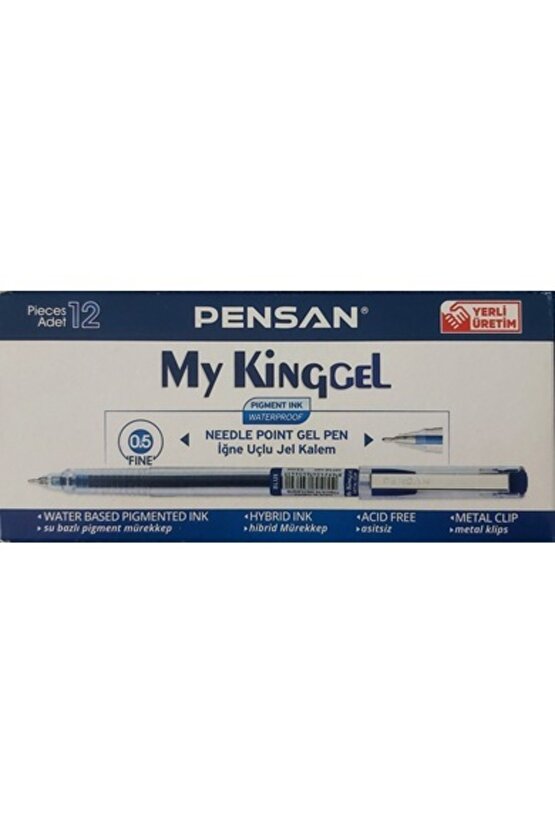 6405 My King Jel Mavi (Metal Klipsli) 1 KUTU