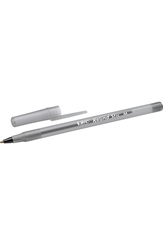 Round Stic Tükenmez Kalem Yağ Bazlı 1,0 Mm Medium Uç Siyah (60 Lı Kutu) 962665