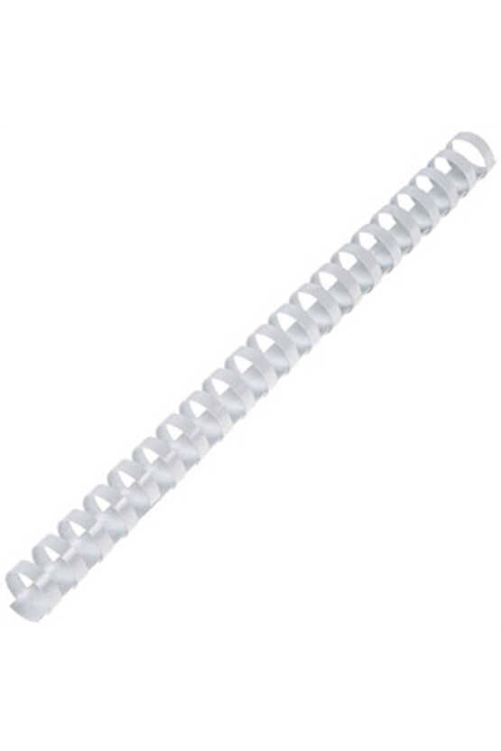 Plastik Spiral 20 Mm Beyaz 100lü