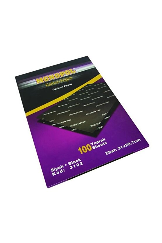 Karbon Kağıdı Karbon Kağıdı Renk Seçeneği 5 Adet SİYAH
