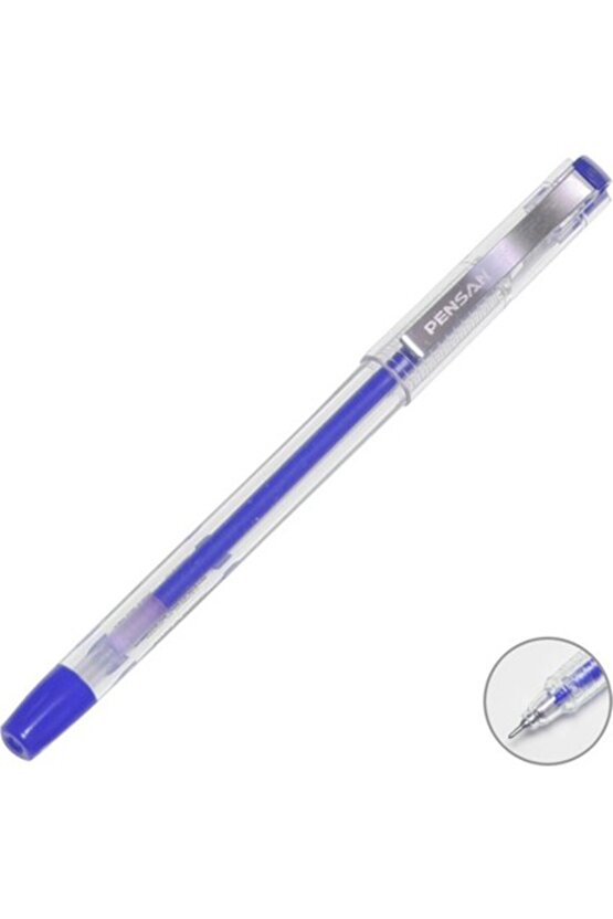 Tükenmez Kalem My-King Jel 12 Adet 0.5 mm Mavi 6405