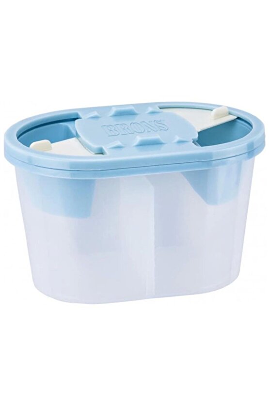 Br-256 Fırça Yıkama Kabı Çift Bölmeli (Asorti)