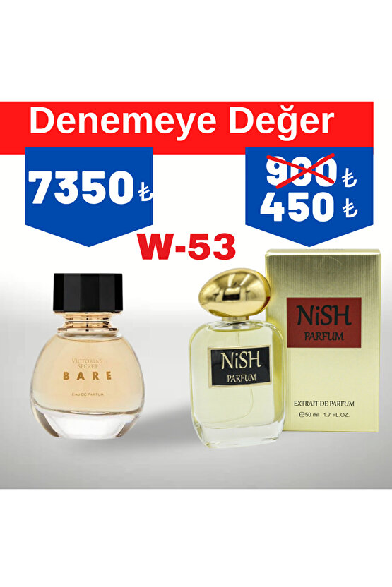 Nish Parfum W-53 Extrait De Parfum 50ml-Bare Vanilla