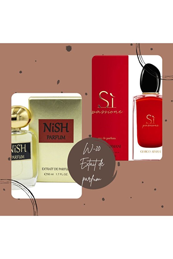 Nish Parfum W-20 Extrait De Parfum 50ml Floral-Si Passione