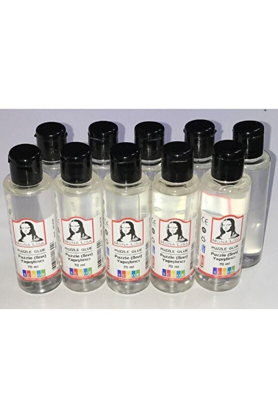 70 ml Şeffaf Puzzle Yapıştırıcı Set (10 Adet) 