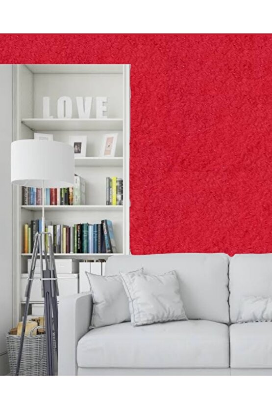 Organik Ipek Sıva - Dekoratif Yalıtım Sıvası - Ses & Isı & Nem Yalıtımı - Izo-005 Kırmızı - 4 M2
