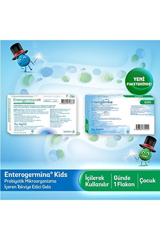 Enterogermina Kids 5 ml 10 Flakon 2 Adet