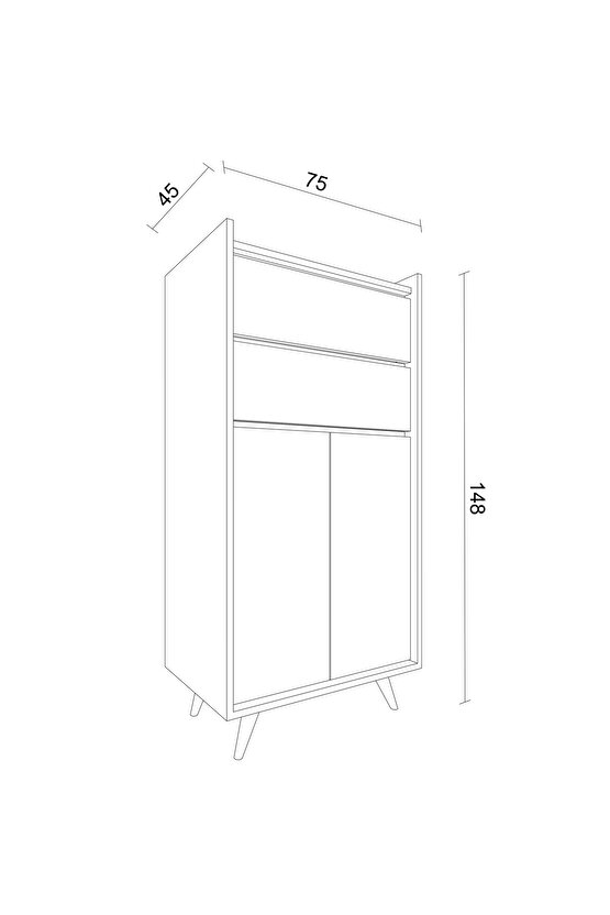 Serenity Çok Amaçlı Dolap Atlantik Çam