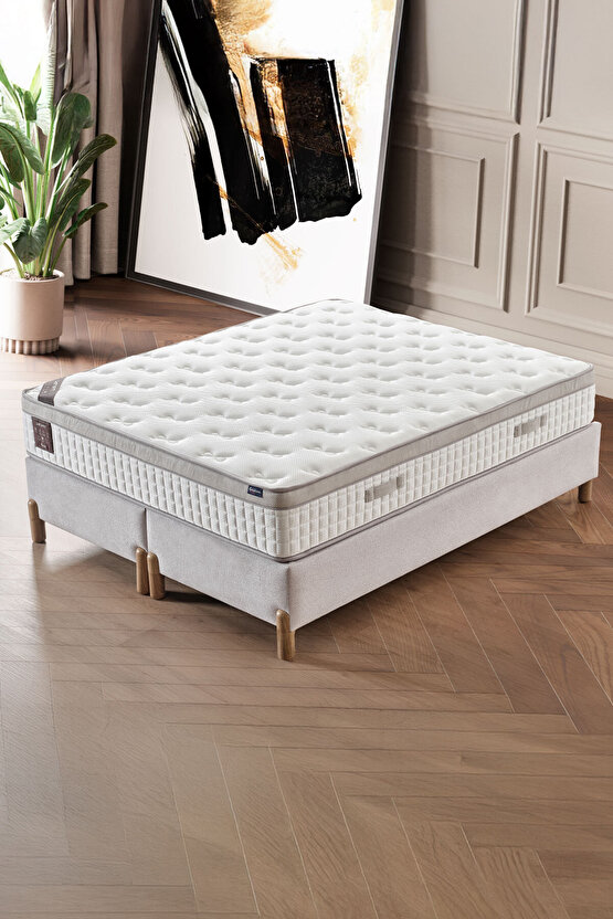 Janett Modeli Çift Kişilik Ortopedik Yatak Destekleyici Konfor ve Şık Görünüm