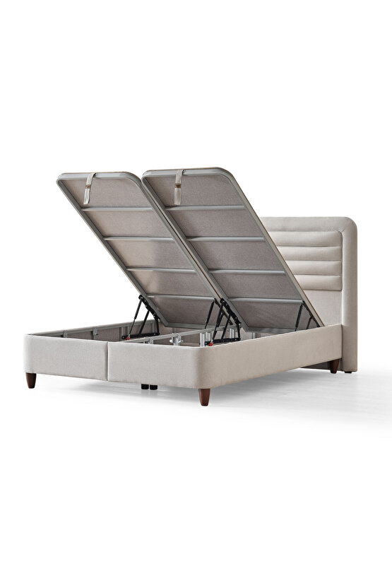 Janett Model Çift Kişilik Baza ve Başlık Seti Minimalist Tasarım, Maksimum Fonksiyon