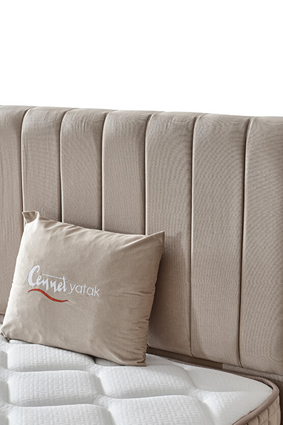 Manolya Tek Kişilik Sandıklı Baza ve Başlık Takımı 2’li Set